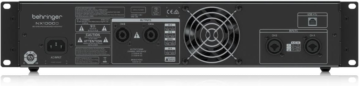 Behringer NX1000D Power Amplifier - DSP, 1000 Watts
