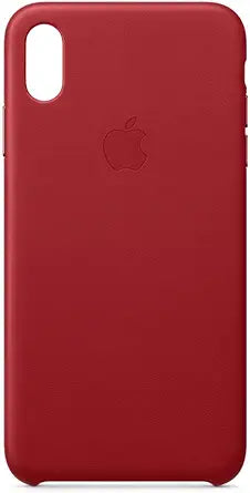 Apple iPhone Xs Max Leather Case - (Product) RED — main product image