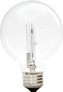 GE 60199 Soft White G25 Light Bulb - Energy Efficient