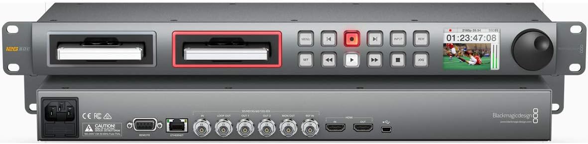 Blackmagic Design 002188 HyperDeck Studio 2 Recorder