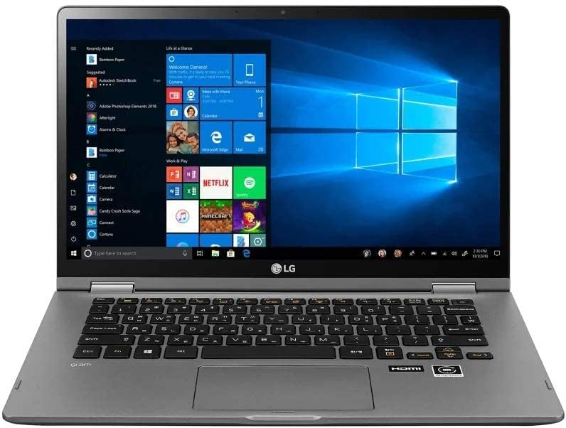 LG 14T90N-R.APS7U1 Gram 2-in-1 Laptop i7 16GB 512GB SSD Renewed