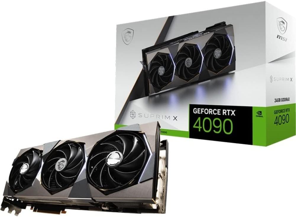 MSI G4090SX24 GeForce RTX 4090 SUPRIM X 24GB GPU