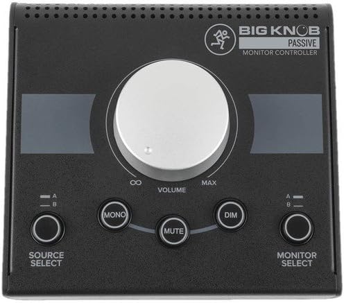 Mackie 4334437725 Big Knob Passive Studio Monitor Controller
