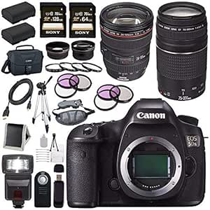 Canon 0582C002-5 EOS 5DS DSLR Camera Lens Bundle