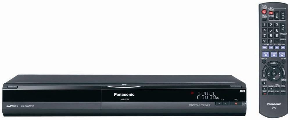 Panasonic DMR-EZ28K DVD Recorder - 1080p Upconversion (Renewed)