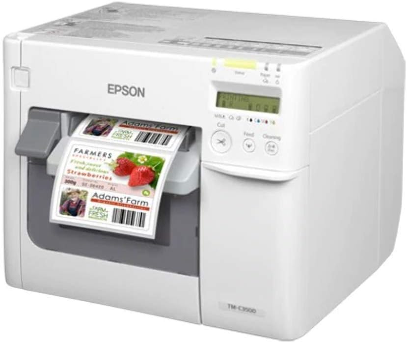 Epson 235G612 TM-C3500 Color Label Printer USB LAN