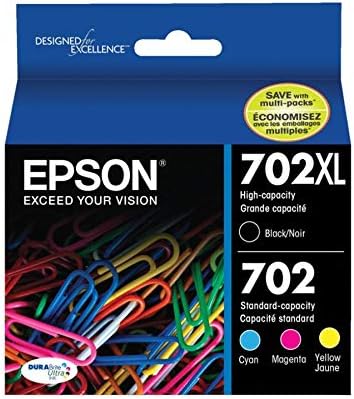 Epson T702XL-BCS DURABrite Ultra Ink High Capacity Combo Pack