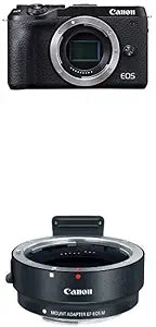 Canon EOS M6 Mark II Body with EF-EOS M Adapter