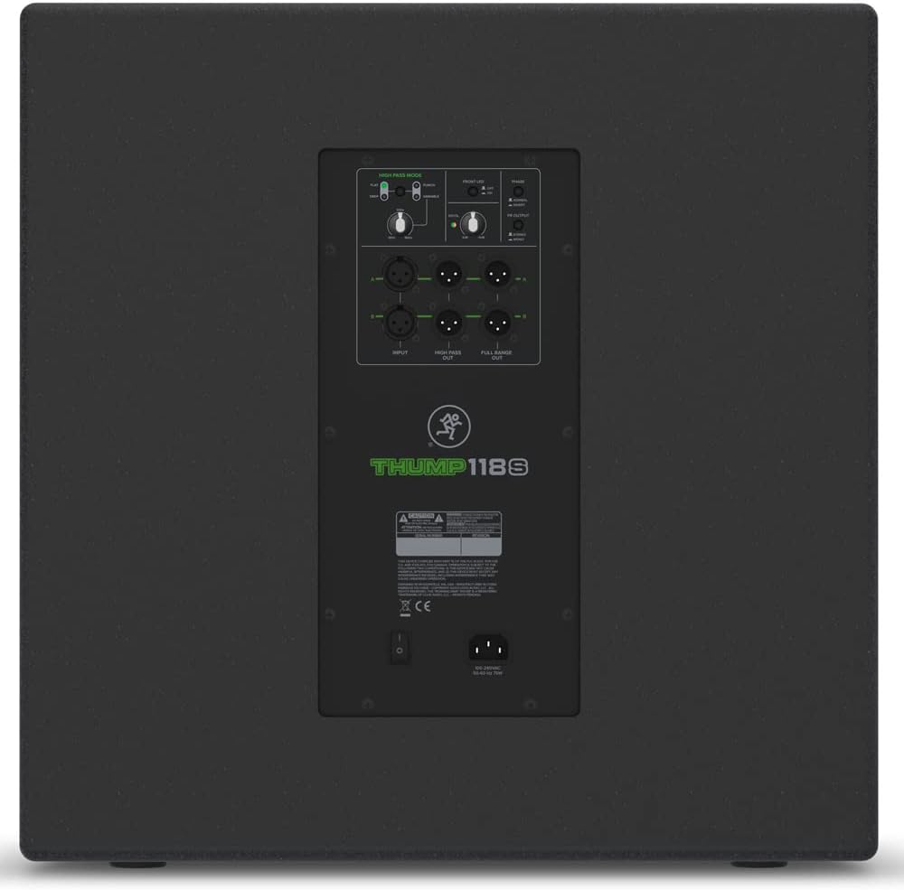 Mackie E99MKIETHUMP118S Thump118S 18" Powered Subwoofer Bundle