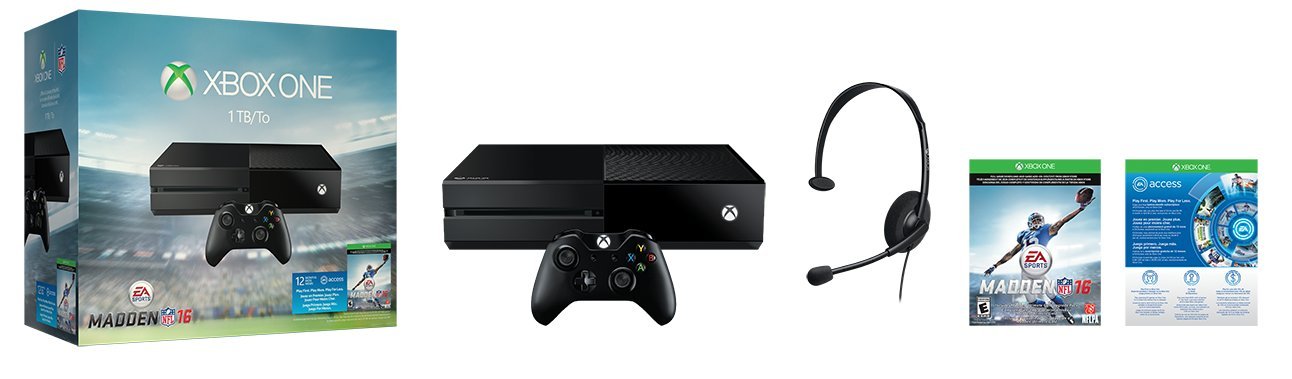Microsoft KF6-00064 Xbox One 1TB Madden Bundle