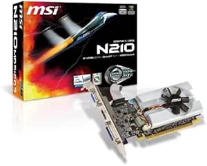 MSI N210-MD512D3/LP GeForce 210 DDR3 Video Card — main product image