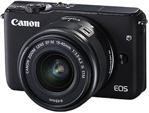 Canon EOS M10 18MP Mirrorless Camera + Lens