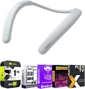 Sony E2SNSRSNB10W SRSNB10/W Neckband Speaker Bundle White