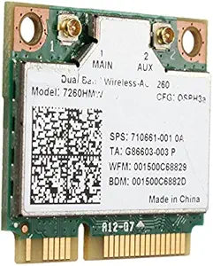 Intel 2777324 Dual Band Wireless-AC 7260 WiFi Card