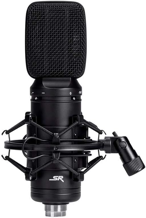 Monoprice 625908 Stage Right Ribbon Microphone Black