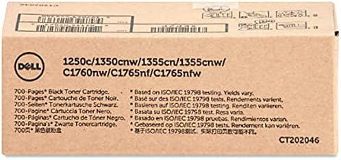 Dell XKP2P Black Toner Cartridge for 1250c/1350/1760/1765 Printers