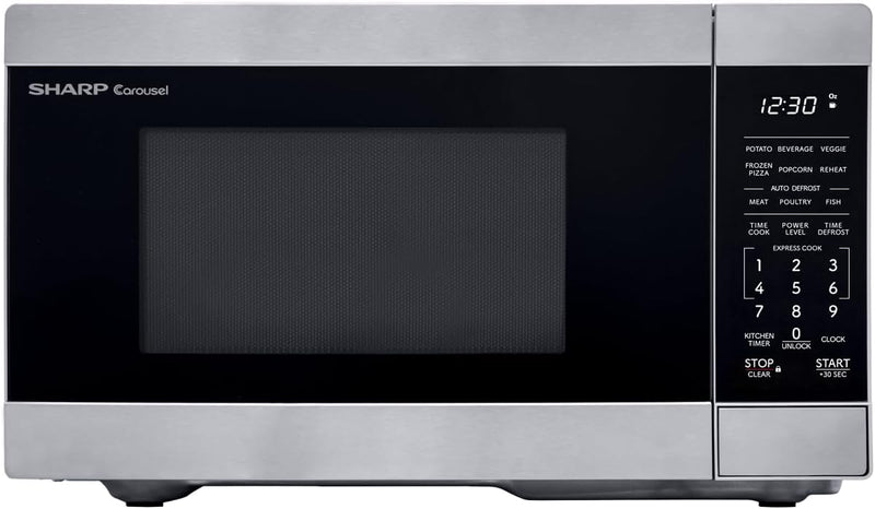 Sharp SMC0761KS 0.7 CuFt Stainless Steel Countertop Microwave — main product image