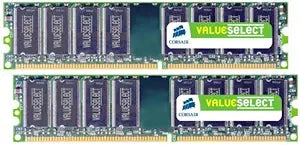 Corsair VS2GBKIT400C3 2GB DDR 400MHz PC3200 Desktop Memory — main product image