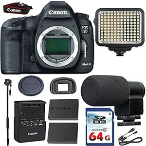 Canon 5D Mark III Video Creator Kit Microphone Bundle