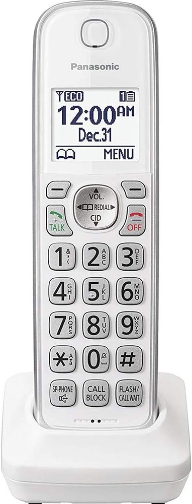 Panasonic KX-TGDA50W1 Cordless Phone Handset — main product image