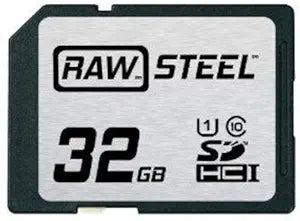 Hoodman UK_HOORAWSDHC32GBU1 RAW Steel 32GB SDHC UHS-1 Card — main product image