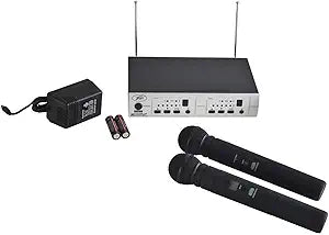 Peavey 03011540 PV 16DR Dual UHF Wireless Mics — main product image