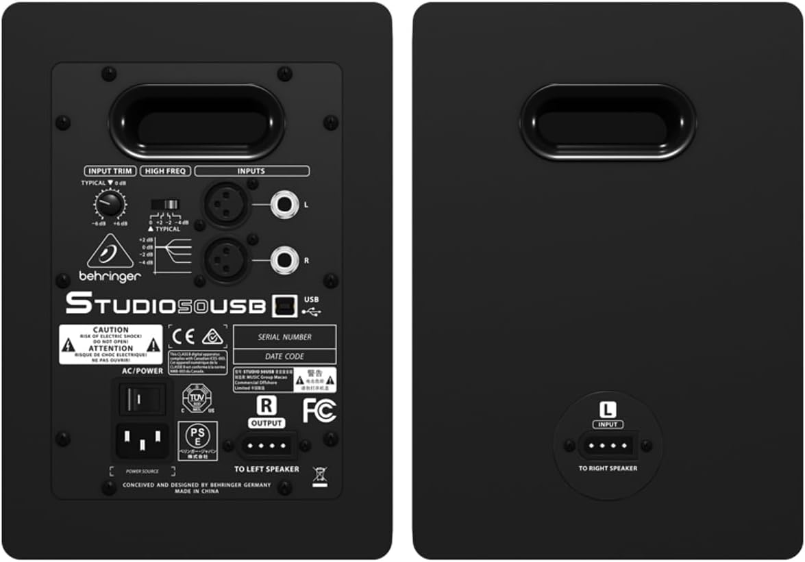 Behringer STUDIO50USB 5" USB Powered Studio Monitor Speakers