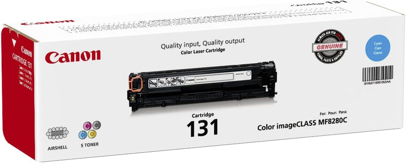 Canon 131 Cyan Toner Cartridge Standard Yield — main product image