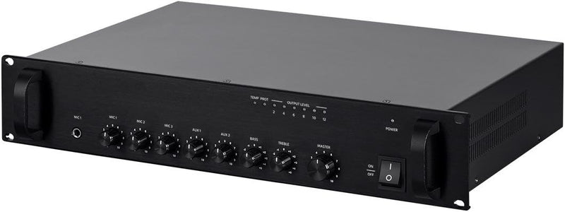 Monoprice Commercial Audio Mixer Amplifier - 240W 5-Channel 70/100V — main product image
