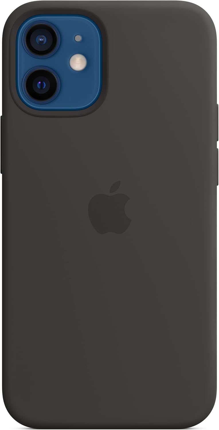Apple iPhone 12 Mini Black Silicone MagSafe Case