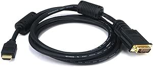 Monoprice 102696 6ft HDMI to DVI-D Ferrite Cable