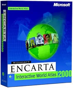 Microsoft 219-00190 Encarta World Atlas 2000 - Old Version