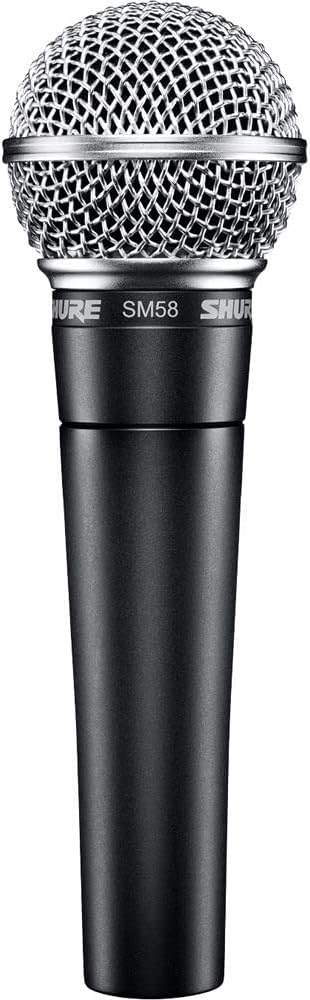 Shure SM58LC Vocal Microphone Dynamic Cardioid XLR β main product image