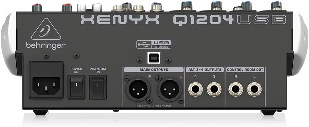Behringer Q1204USB 12-Input USB Audio Mixer