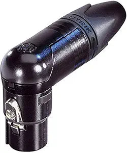 Neutrik NC5FRX-B 5-Pin Right Angle Female XLR Connector