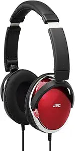 JVC HA-S660-R-E Over-Ear Dynamic Sound Headphones - Red