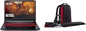 Acer Nitro 5 Gaming Laptop Ryzen 5 GTX 1650 Ti Bundle — main product image