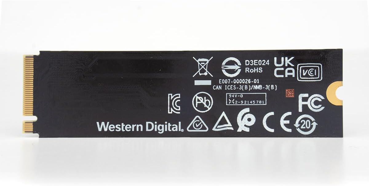 Western Digital 256GB M.2 NVMe Gen4 Gaming SSD
