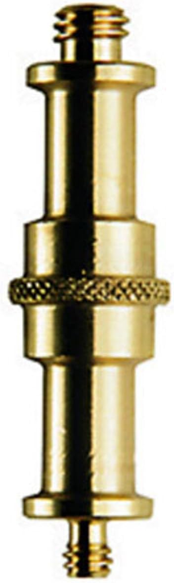 Manfrotto 013 Double End Stud Adapter Brass Construction