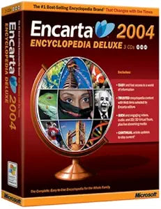 Microsoft 450-00443 Encarta Deluxe Encyclopedia 2004 Old Version