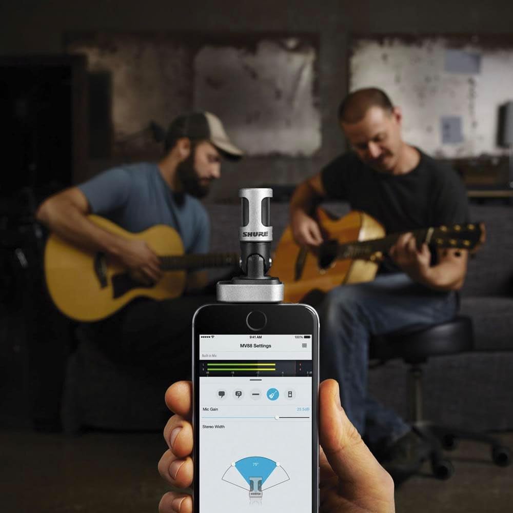 Shure MV88/A Portable iOS Lightning Microphone Condenser