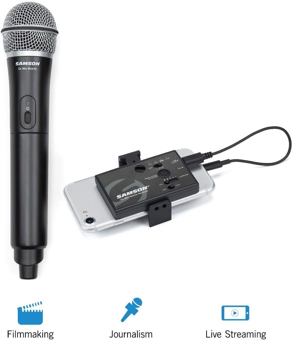 Samson SWGMMSHHQ8E Go Mic Mobile Handheld Wireless System