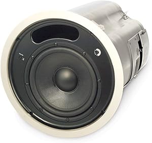QSC AD-C81TW-WH Ceiling Mount Subwoofer - Weather Resistant