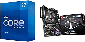 Intel Core i7-11700K Desktop Processor & MSI Z490 Motherboard — main product image