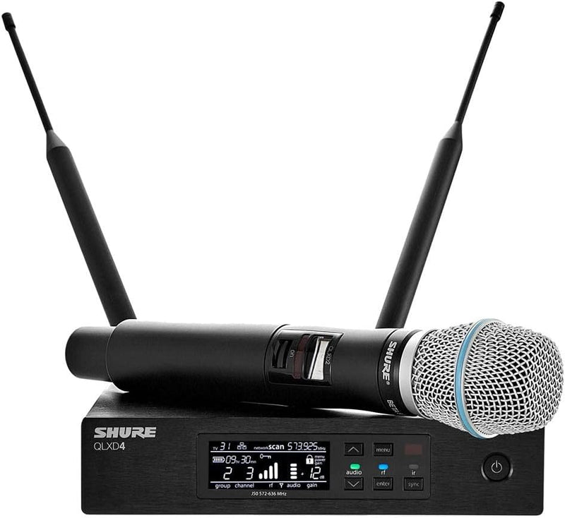 Shure QLXD24/B87A-X52 QLXD Handheld Wireless Supercardioid Microphone System — main product image