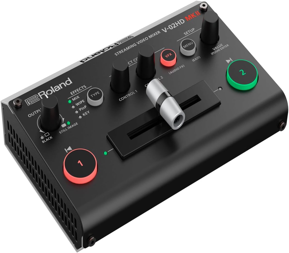 Roland V-02HD MK II Streaming Video Mixer Two-Camera Solution