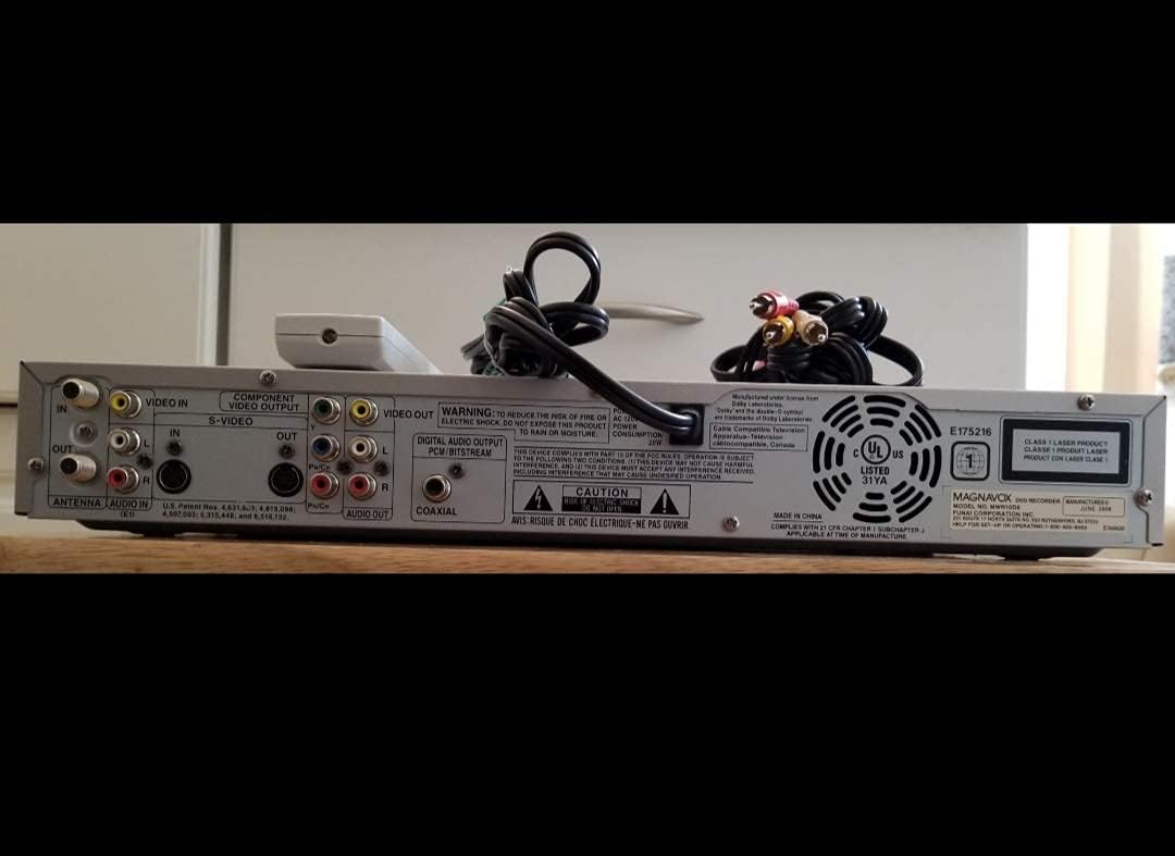 Magnavox MWR10D6 DVD Recorder Renewed