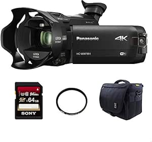 Panasonic LYSB01DFGTOLQ-ELECTR HC-WXF991K 4K Camcorder Bundle