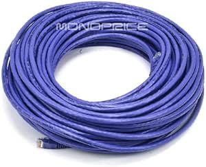 Monoprice 2334 CAT6 500MHz UTP 100FT Purple Cable