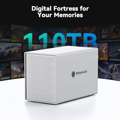 Yottamaster 5-Bay USB 3.0 DAS Enclosure with 512GB SATA SSD — main product image